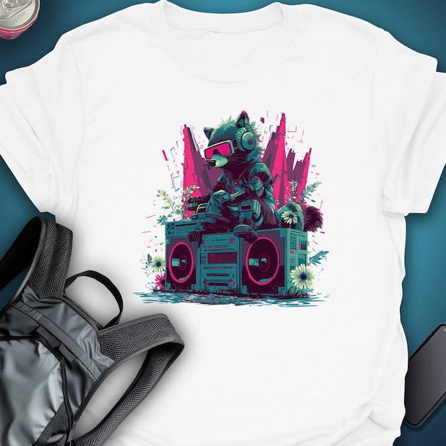 Bass Raider graphic T-shirt – Festival clothing by Triptees