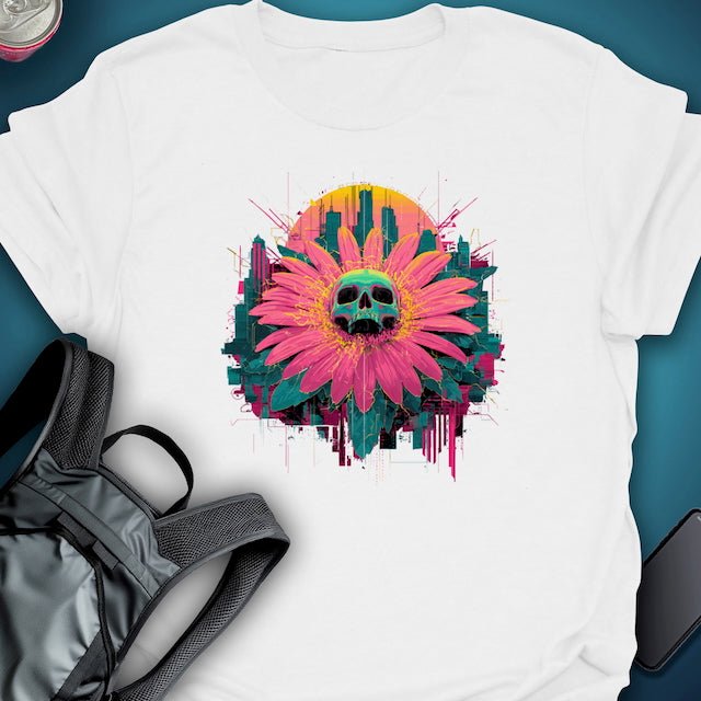 Bloom of Decay graphic T-shirt – Festival clothing by Triptees