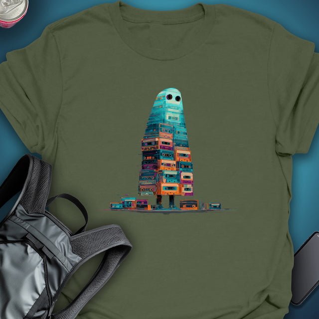 Cassette Phantom graphic T-shirt – Festival clothing by Triptees