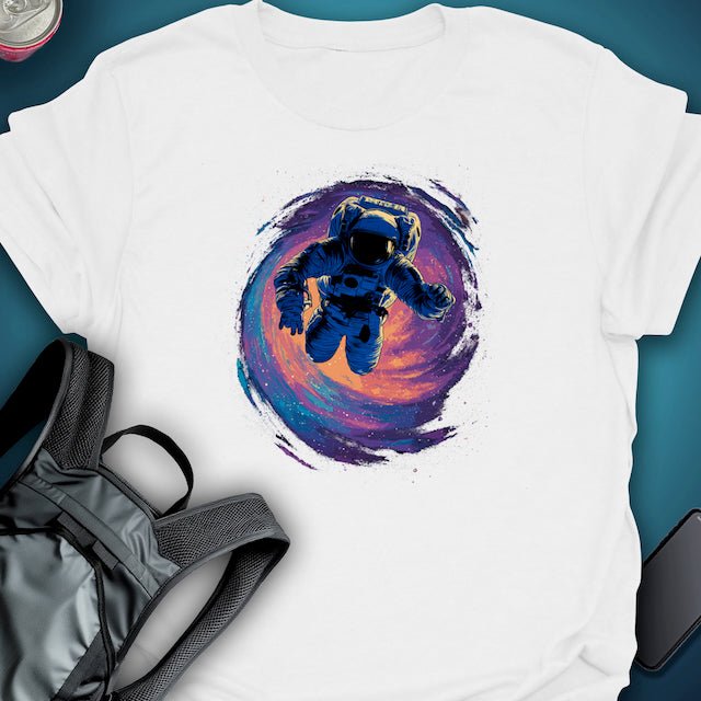 Cosmic Drift graphic T-shirt β Festival clothing by Triptees