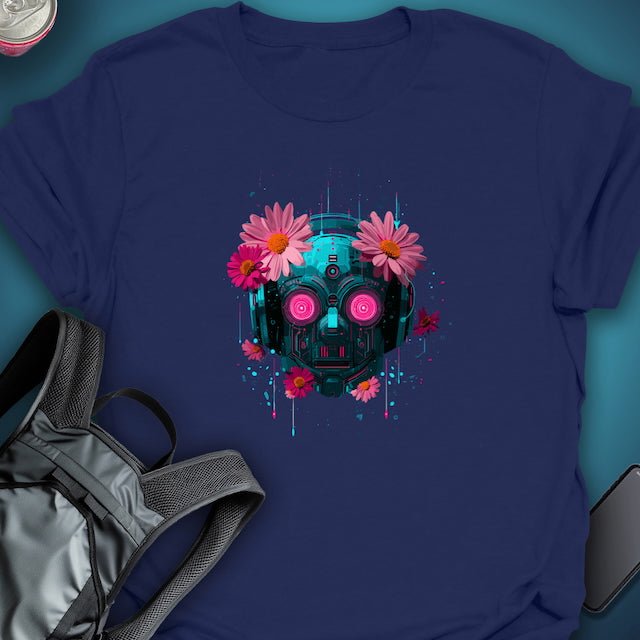 Cyber Bloom graphic T-shirt – Festival clothing by Triptees
