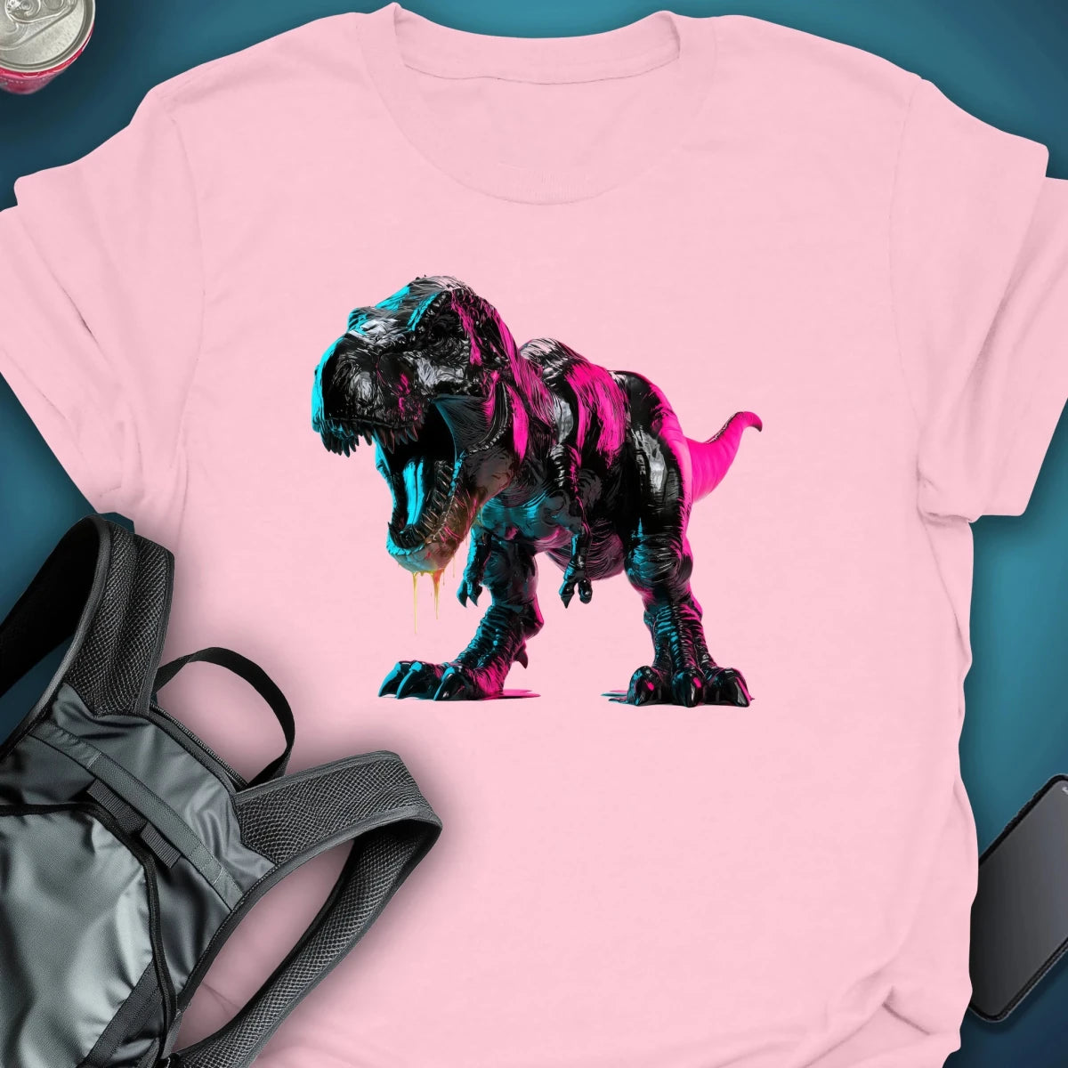 Electric Rex Graphic T-shirt. graphic T-shirt – Festival clothing by Triptees