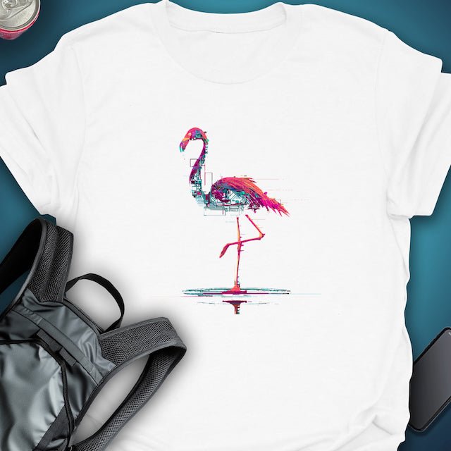 Flamingo Frequency graphic T-shirt β Festival clothing by Triptees