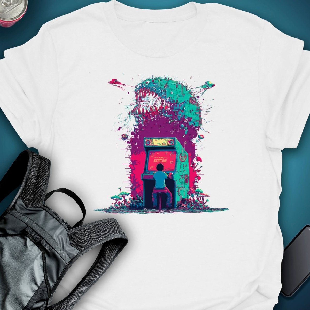 Game Over graphic T-shirt β Festival clothing by Triptees