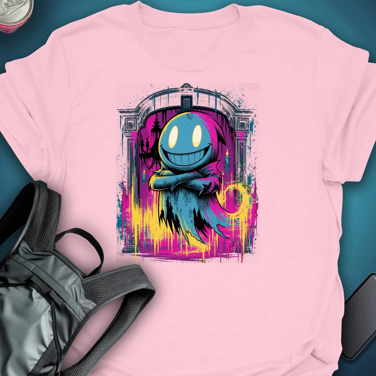 Ghosted Manor Graphic T-shirt graphic T-shirt – Festival clothing by Triptees