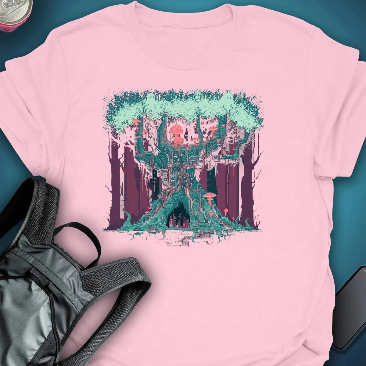 Ghostwood graphic T-shirt β Festival clothing by Triptees
