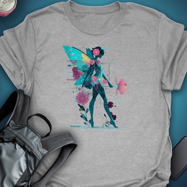 Glitch Fairy graphic T-shirt – Festival clothing by Triptees