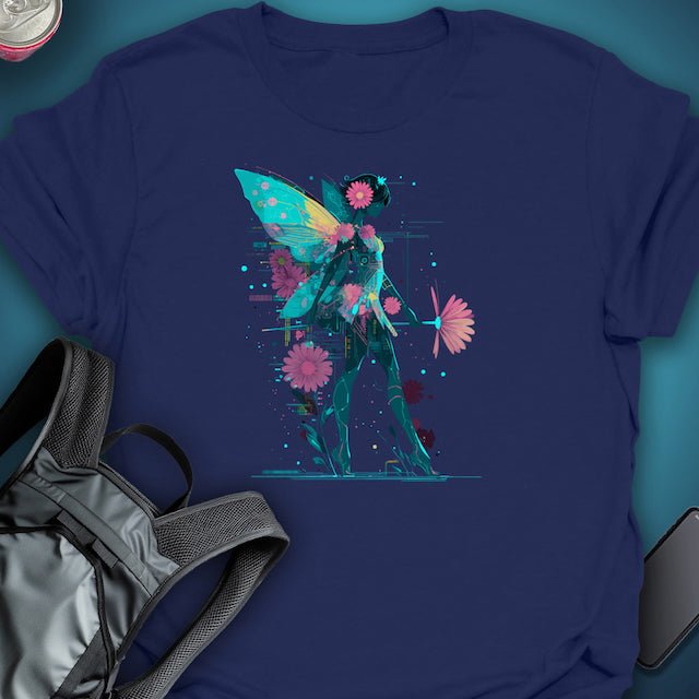 Glitch Fairy graphic T-shirt – Festival clothing by Triptees