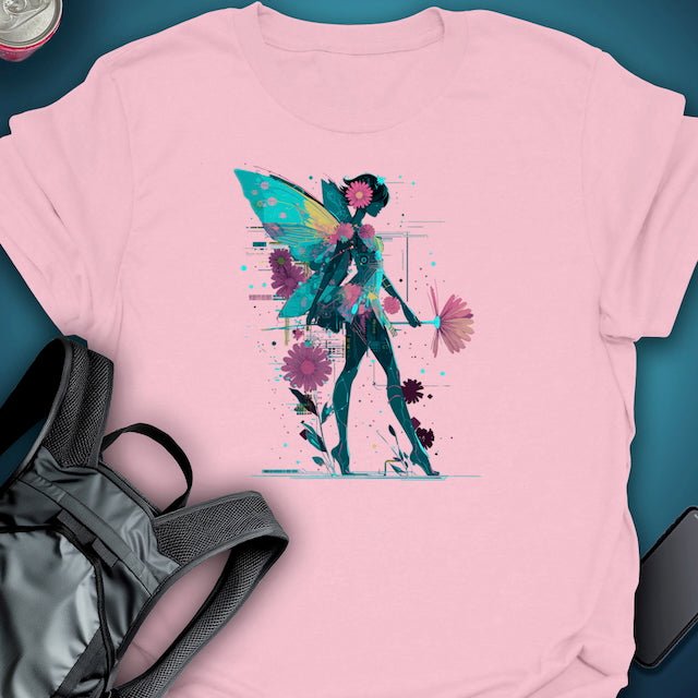 Glitch Fairy graphic T-shirt – Festival clothing by Triptees