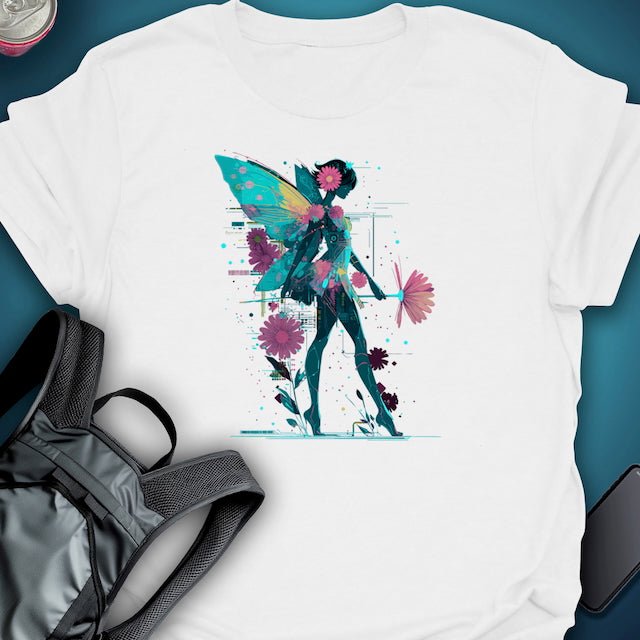 Glitch Fairy graphic T-shirt – Festival clothing by Triptees