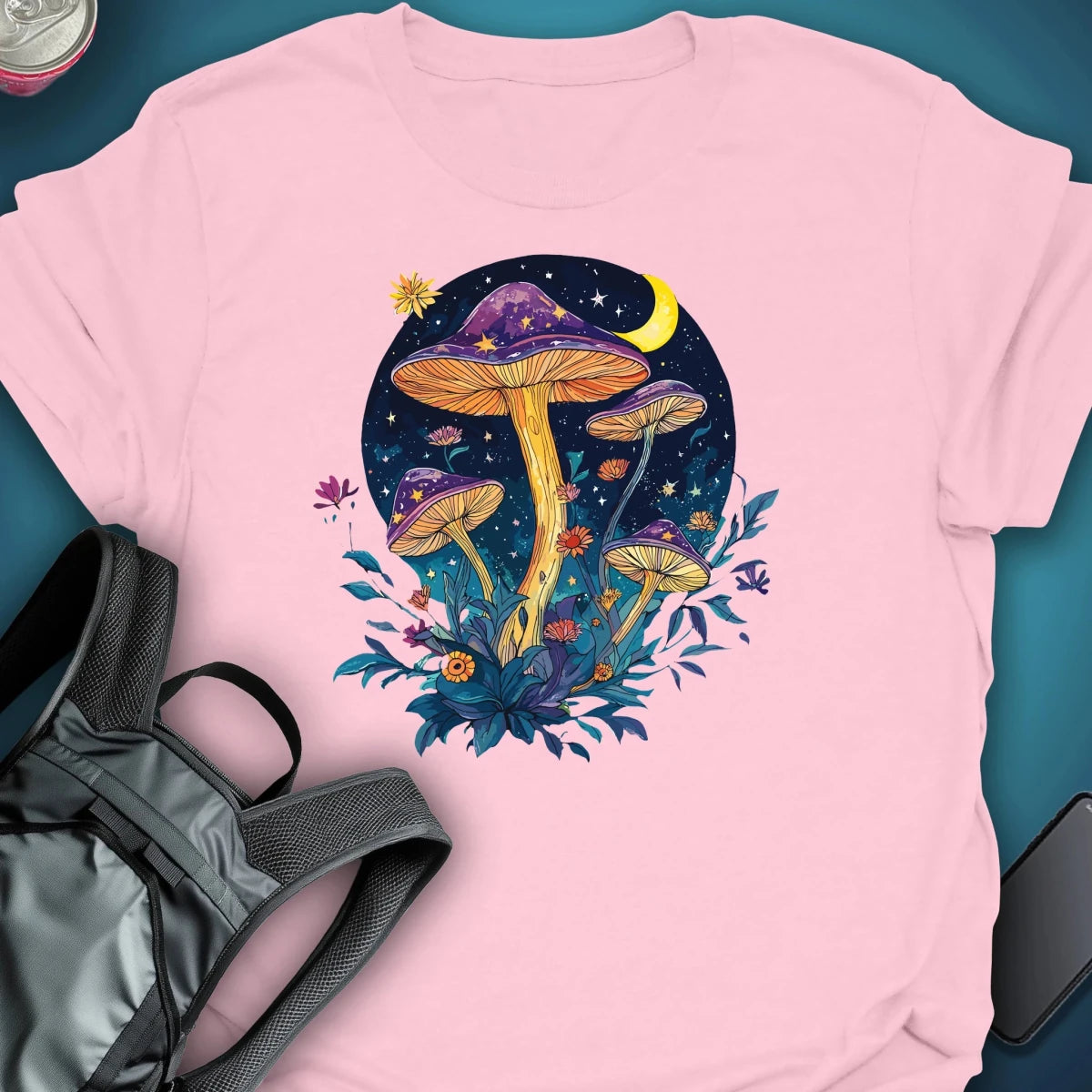 Moon Garden graphic T-shirt – Festival clothing by Triptees