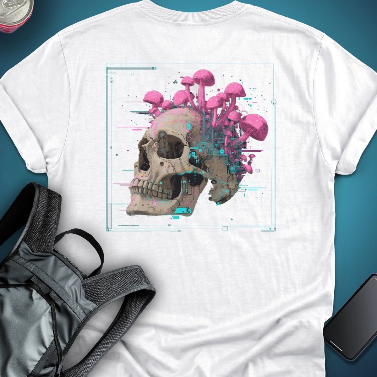 MycoMind (Back Print Edition) graphic T-shirt β Festival clothing by Triptees