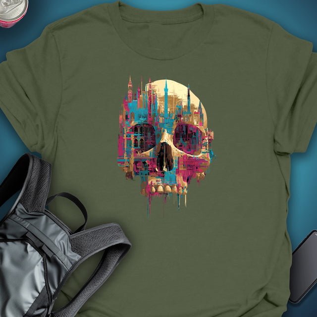Neon Reliquary graphic T-shirt – Festival clothing by Triptees