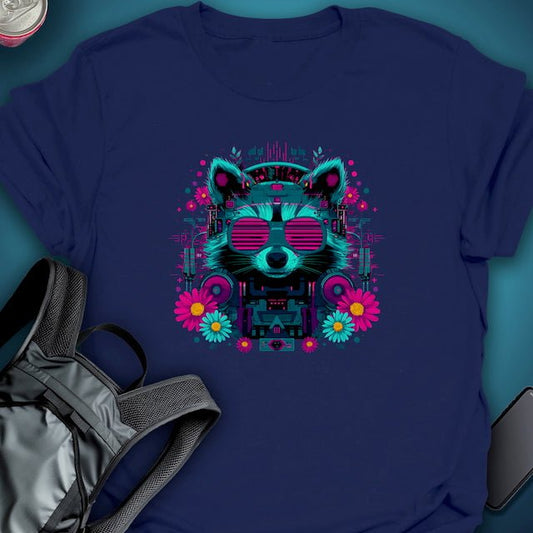 Ravecoon graphic T-shirt – Festival clothing by Triptees