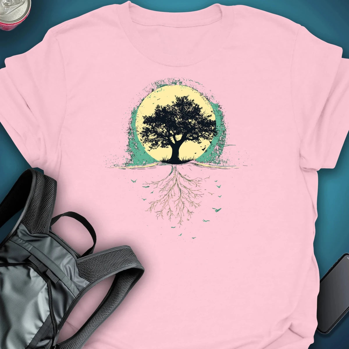 Rooted graphic T-shirt – Festival clothing by Triptees