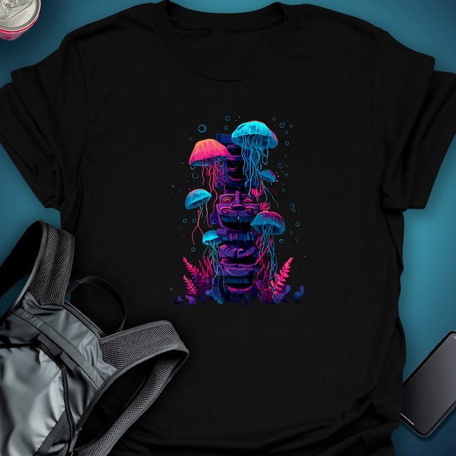 Totem Current graphic T-shirt – Festival clothing by Triptees