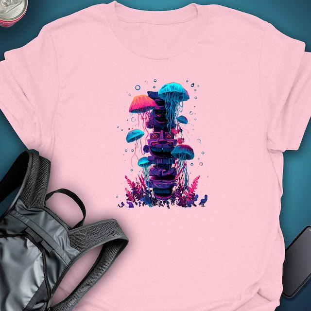 Totem Current graphic T-shirt – Festival clothing by Triptees