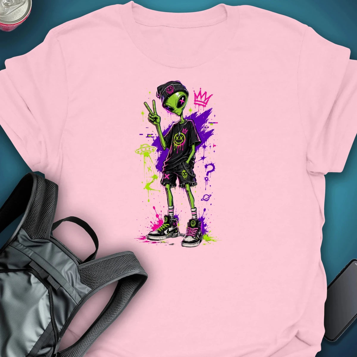 Trip Street Peace Out Graphic T-Shirt graphic T-shirt – Festival clothing by Triptees
