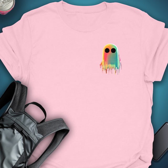 Triptees Pocket T-shirt Glitch Ghost OG graphic T-shirt – Festival clothing by Triptees