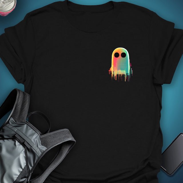 Triptees Pocket T-shirt Glitch Ghost OG graphic T-shirt – Festival clothing by Triptees