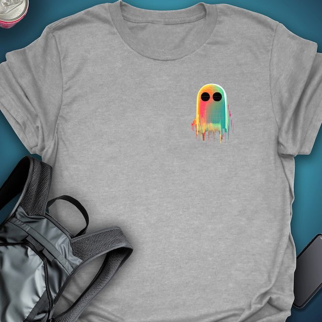 Triptees Pocket T-shirt Glitch Ghost OG graphic T-shirt – Festival clothing by Triptees