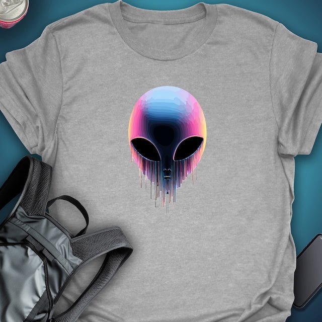 TripTees T-Shirt Alien Flux graphic T-shirt – Festival clothing by Triptees