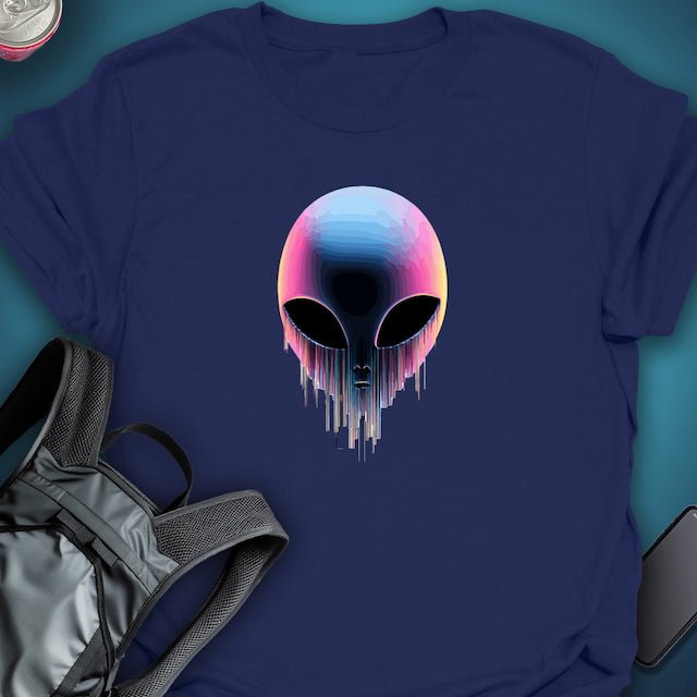 TripTees T-Shirt Alien Flux graphic T-shirt – Festival clothing by Triptees