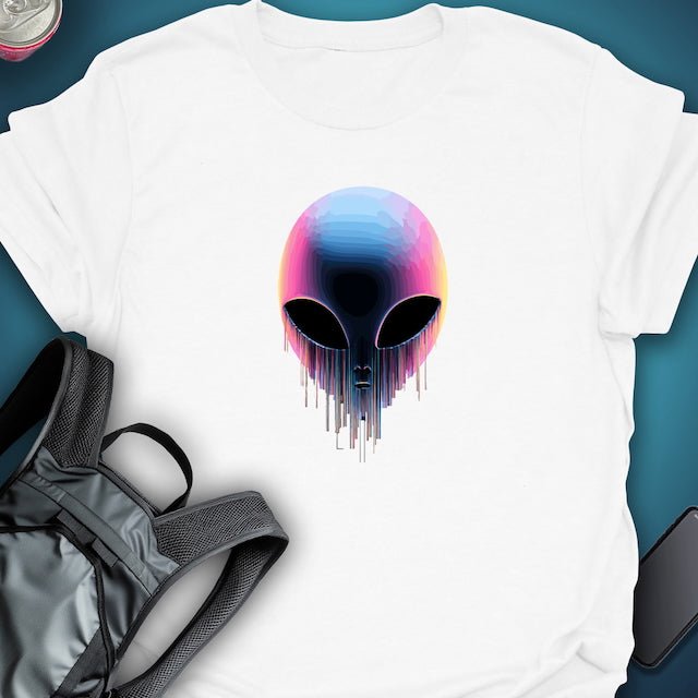 TripTees T-Shirt Alien Flux graphic T-shirt – Festival clothing by Triptees