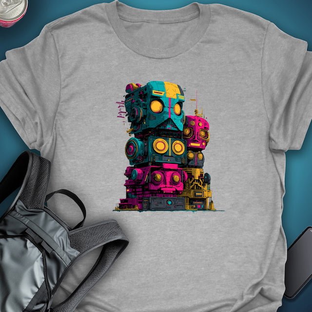 TripTees T-Shirt Bass Totem graphic T-shirt – Festival clothing by Triptees