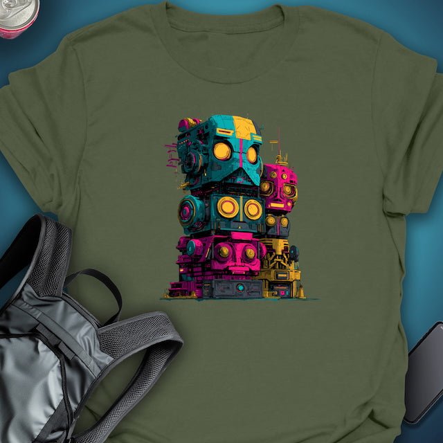 TripTees T-Shirt Bass Totem graphic T-shirt – Festival clothing by Triptees