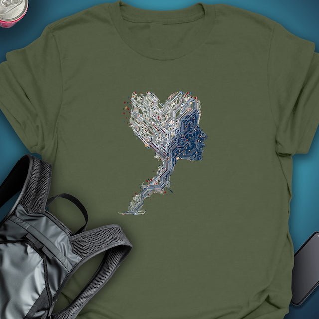 TripTees T-Shirt Circuit Mind graphic T-shirt – Festival clothing by Triptees