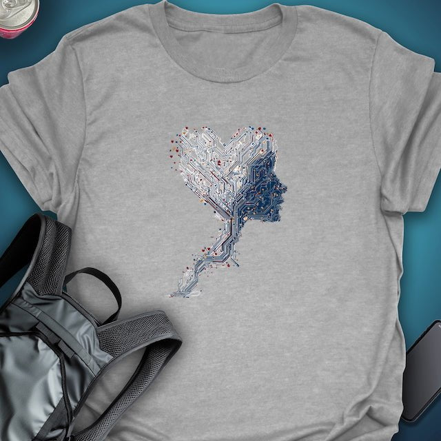 TripTees T-Shirt Circuit Mind graphic T-shirt – Festival clothing by Triptees