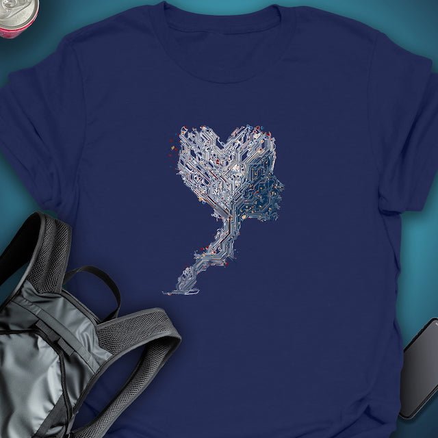 TripTees T-Shirt Circuit Mind graphic T-shirt – Festival clothing by Triptees