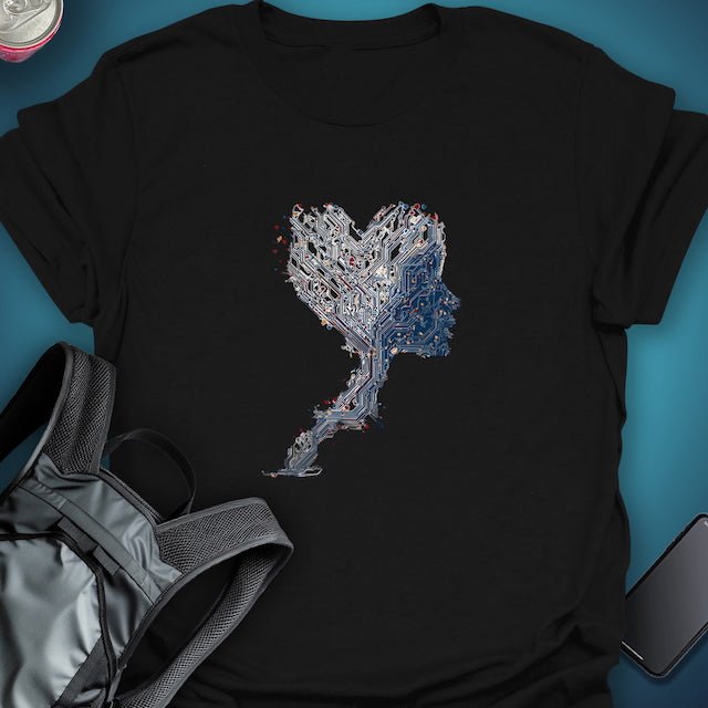 TripTees T-Shirt Circuit Mind graphic T-shirt – Festival clothing by Triptees