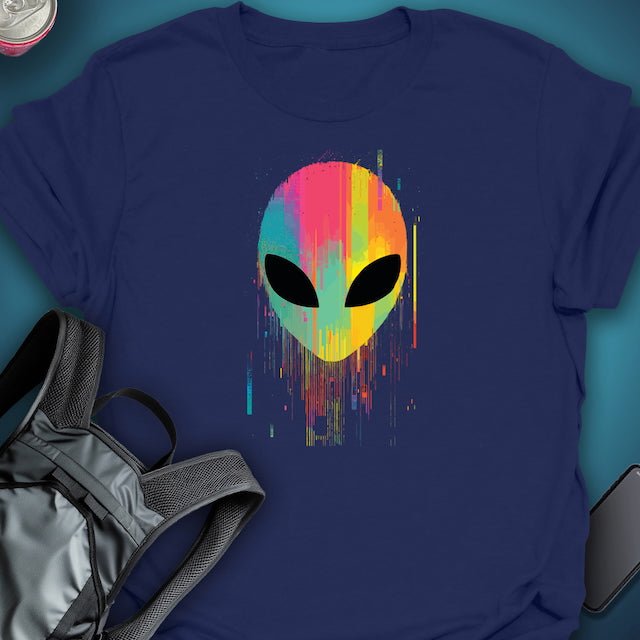 Triptees T-shirt Cosmic Glitch graphic T-shirt – Festival clothing by Triptees