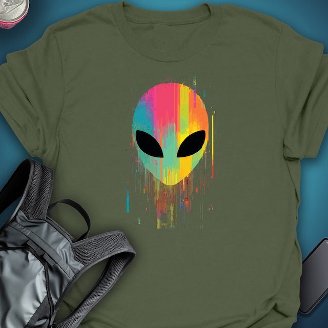 Triptees T-shirt Cosmic Glitch graphic T-shirt – Festival clothing by Triptees