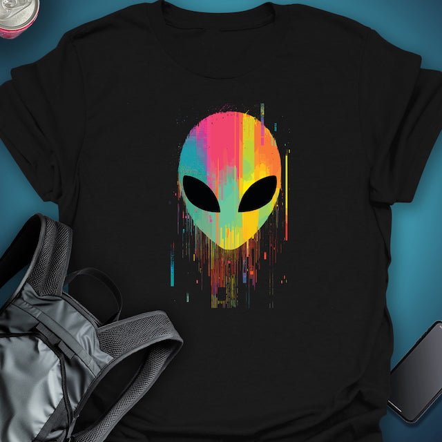 Triptees T-shirt Cosmic Glitch graphic T-shirt – Festival clothing by Triptees