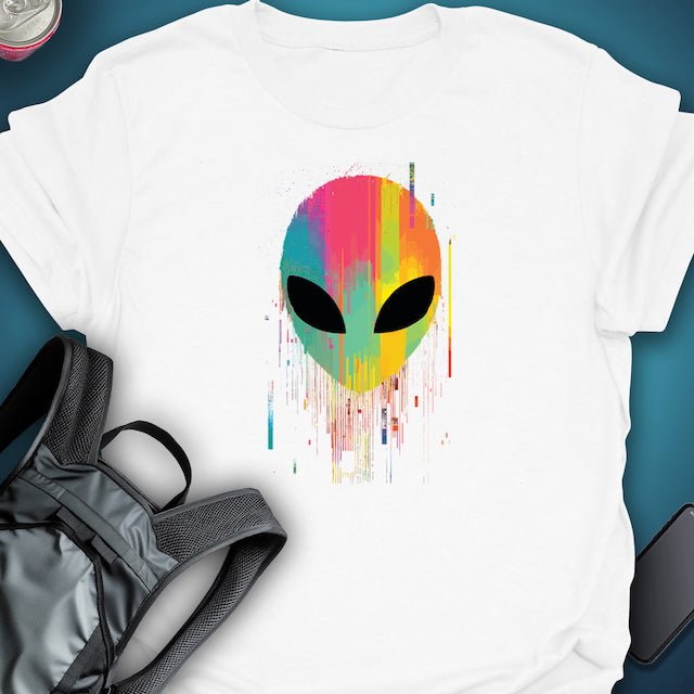 Triptees T-shirt Cosmic Glitch graphic T-shirt – Festival clothing by Triptees