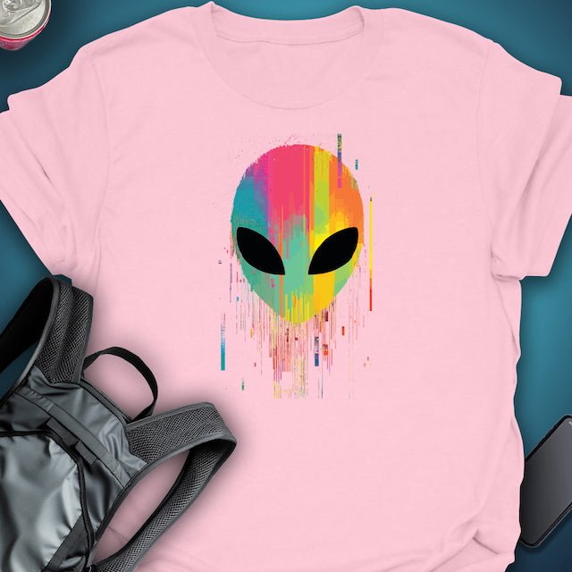 Triptees T-shirt Cosmic Glitch graphic T-shirt – Festival clothing by Triptees