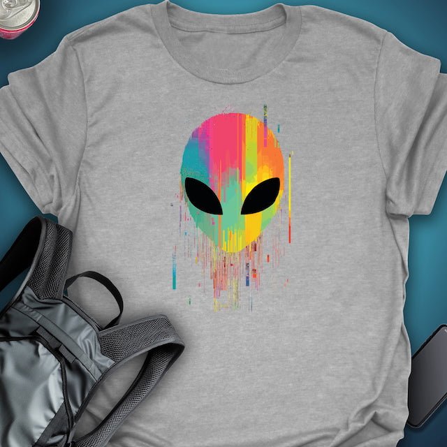 Triptees T-shirt Cosmic Glitch graphic T-shirt – Festival clothing by Triptees