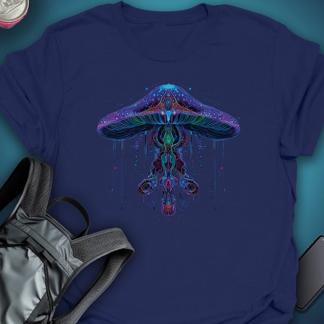Triptees T-shirt Cybercap graphic T-shirt – Festival clothing by Triptees