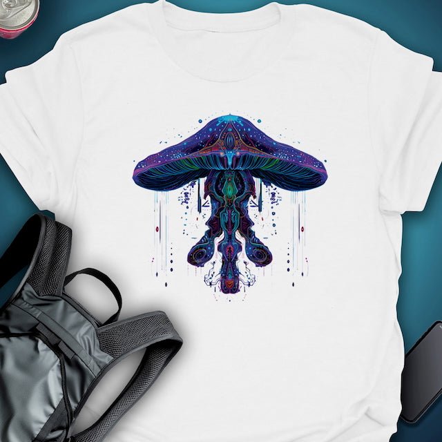 Triptees T-shirt Cybercap graphic T-shirt – Festival clothing by Triptees