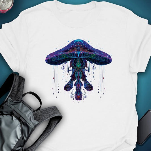 Triptees T-shirt Cybercap graphic T-shirt – Festival clothing by Triptees