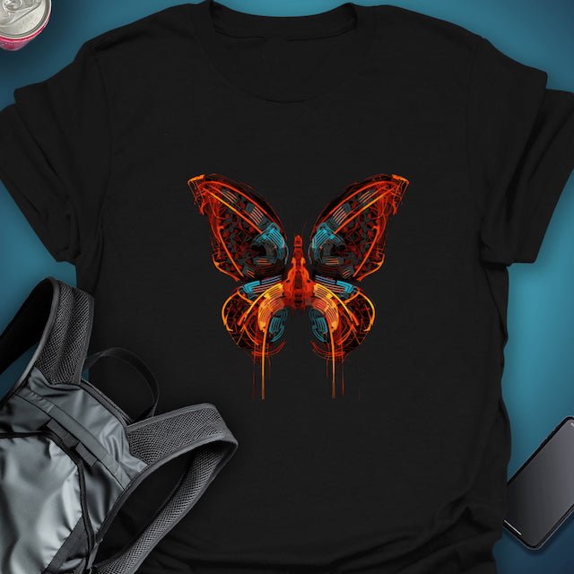 TripTees T-Shirt Cyberfly graphic T-shirt – Festival clothing by Triptees