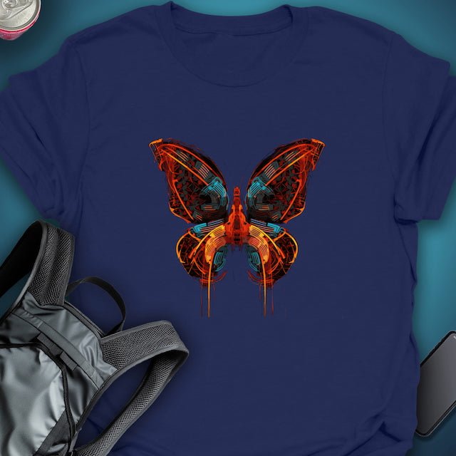 TripTees T-Shirt Cyberfly graphic T-shirt – Festival clothing by Triptees