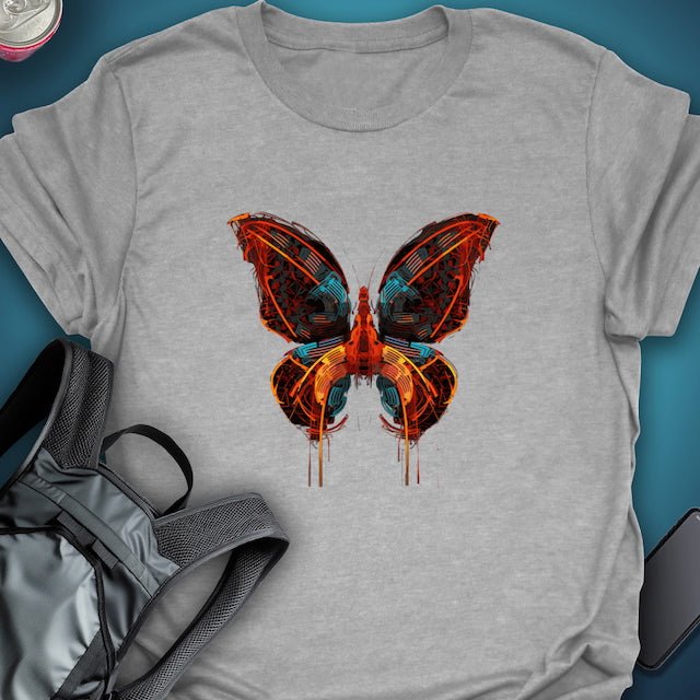 TripTees T-Shirt Cyberfly graphic T-shirt – Festival clothing by Triptees