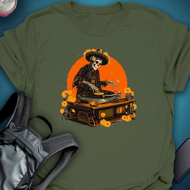 TripTees T-Shirt Deadbeat DJ graphic T-shirt – Festival clothing by Triptees