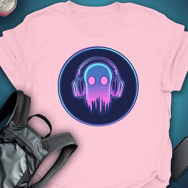 Triptees T-shirt DJ Ghost Sticker OG graphic T-shirt – Festival clothing by Triptees