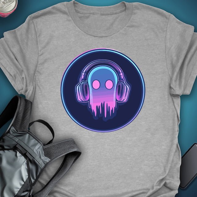 Triptees T-shirt DJ Ghost Sticker OG graphic T-shirt – Festival clothing by Triptees