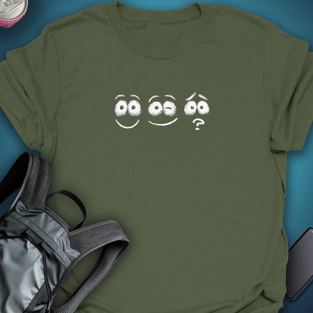 Triptees T-shirt Emoji 3 graphic T-shirt – Festival clothing by Triptees